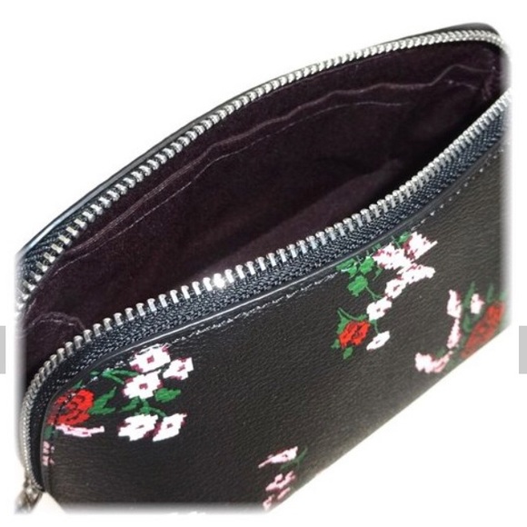 LAST ONE! COACH Floral Cosmetic Bag - Picture 3 of 6